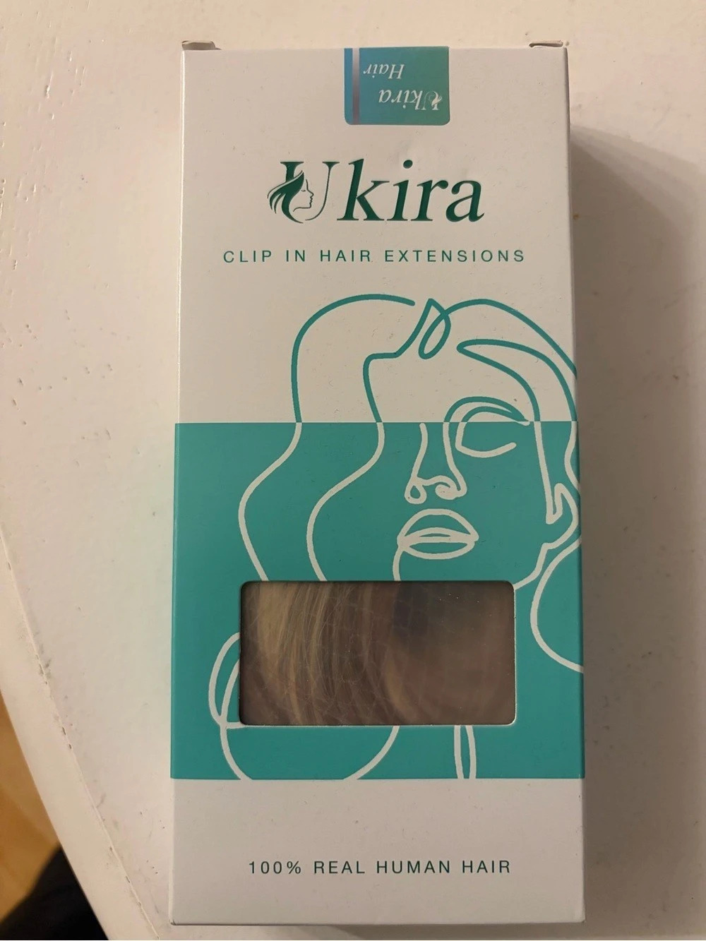 Ukira Clip-In Hair Extensions 15 Inch 75g Human Hair Extensions